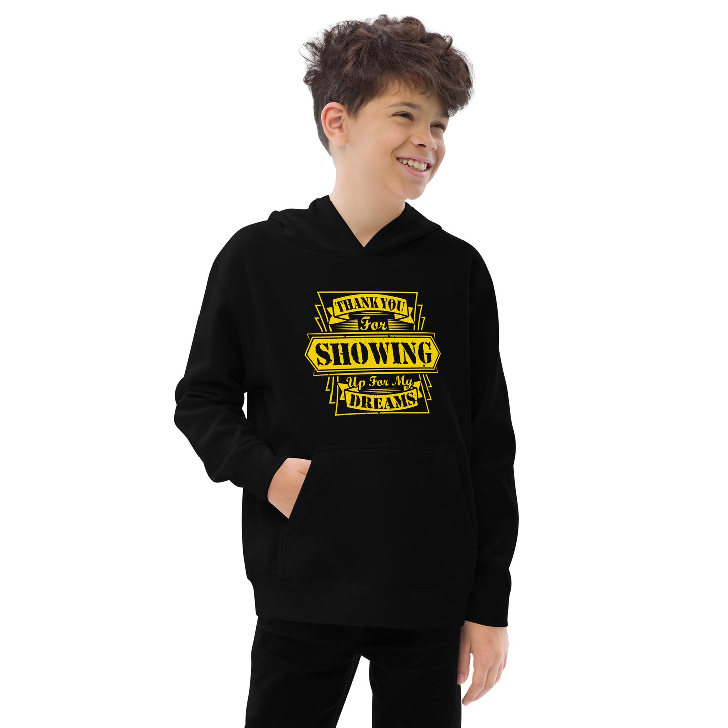 ShowingUp-Kids fleece hoodie