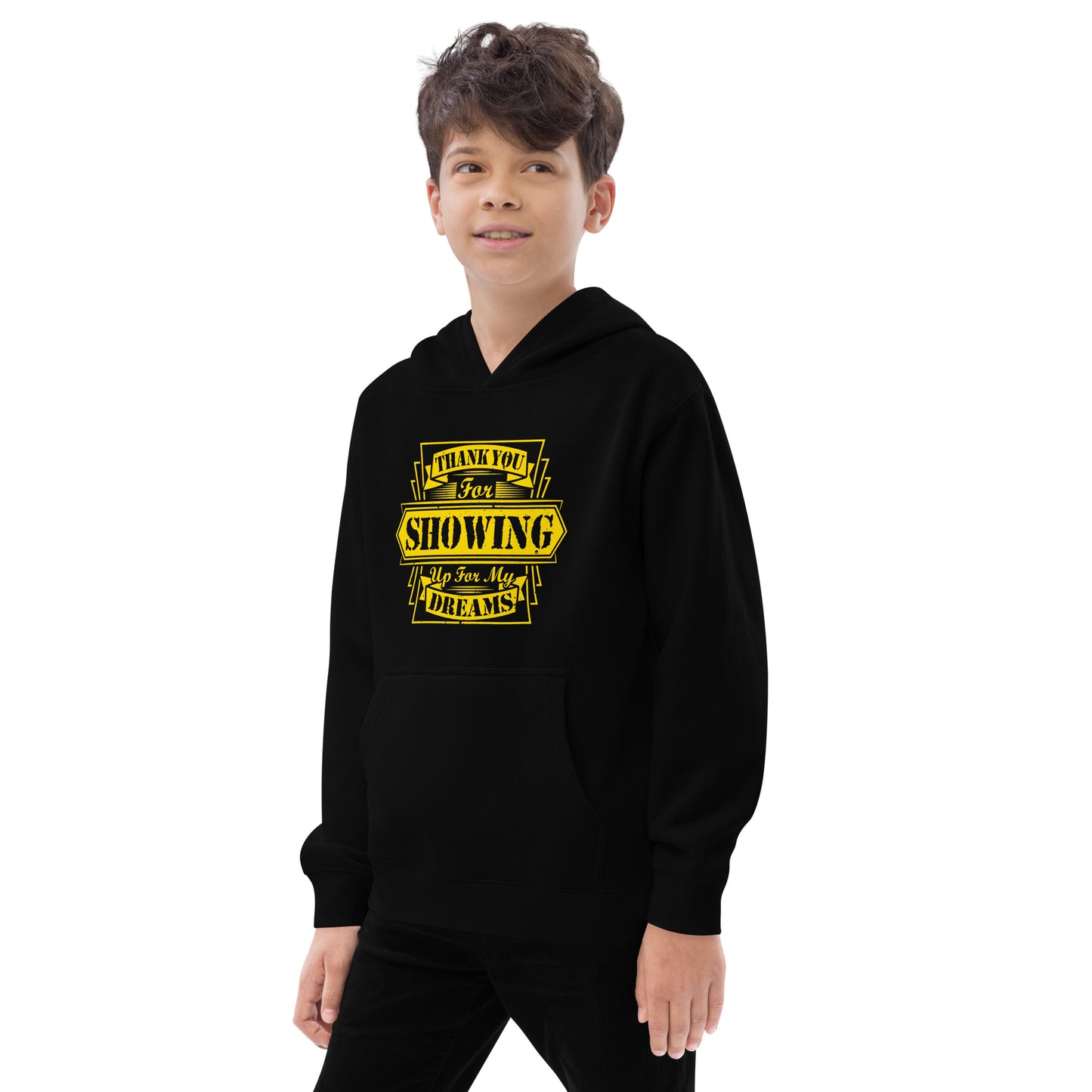 ShowingUp-Kids fleece hoodie