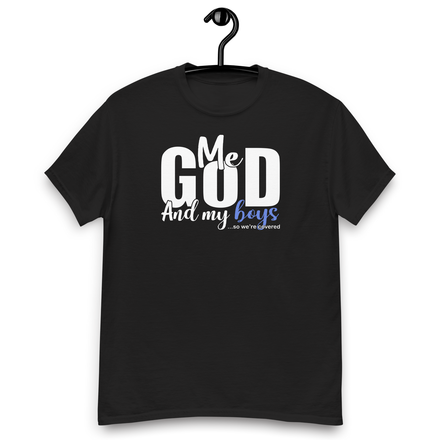 Me, God, and My Boys Adult Tee