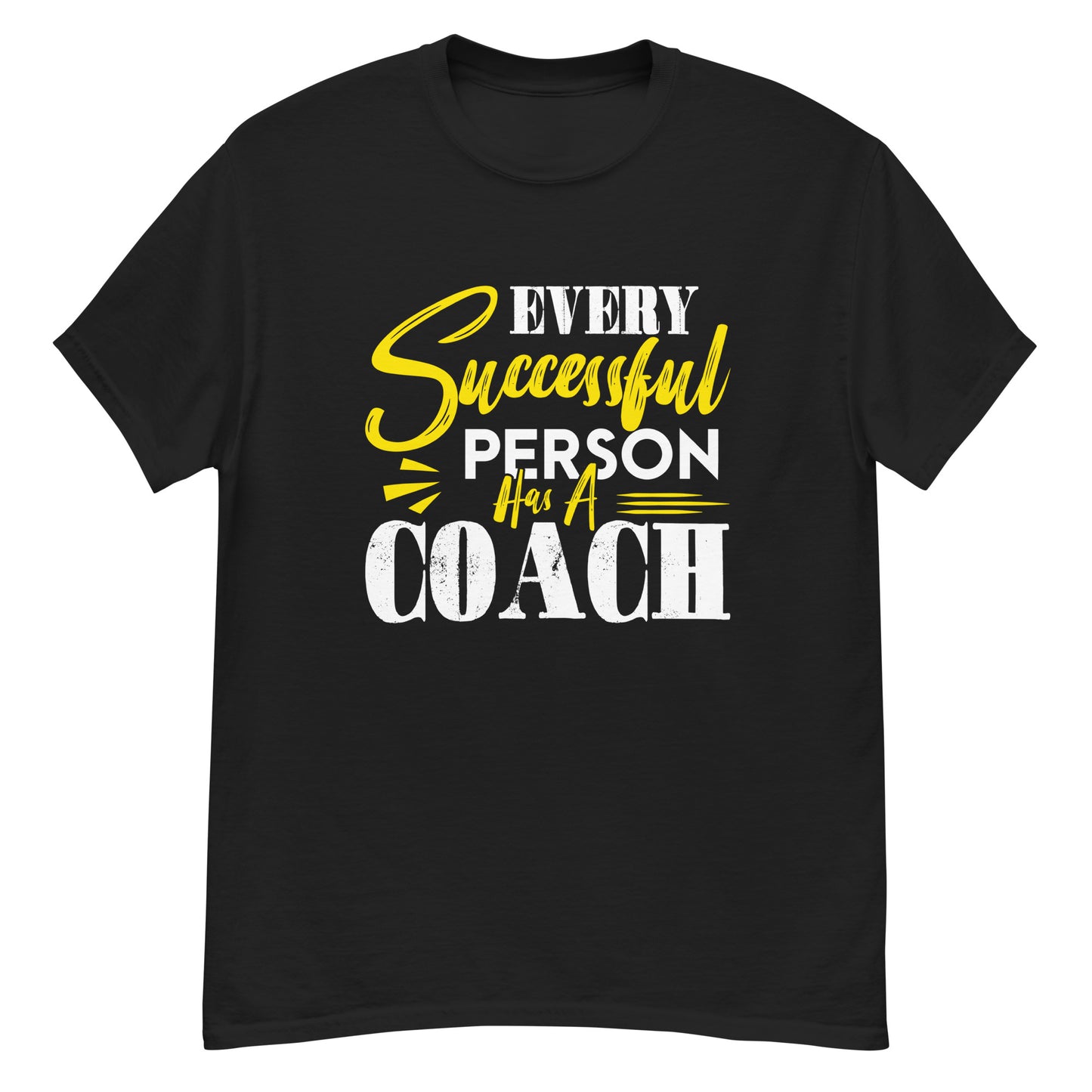 Every Successful Person Has A Coach Adult Tee (Yellow 2.0)