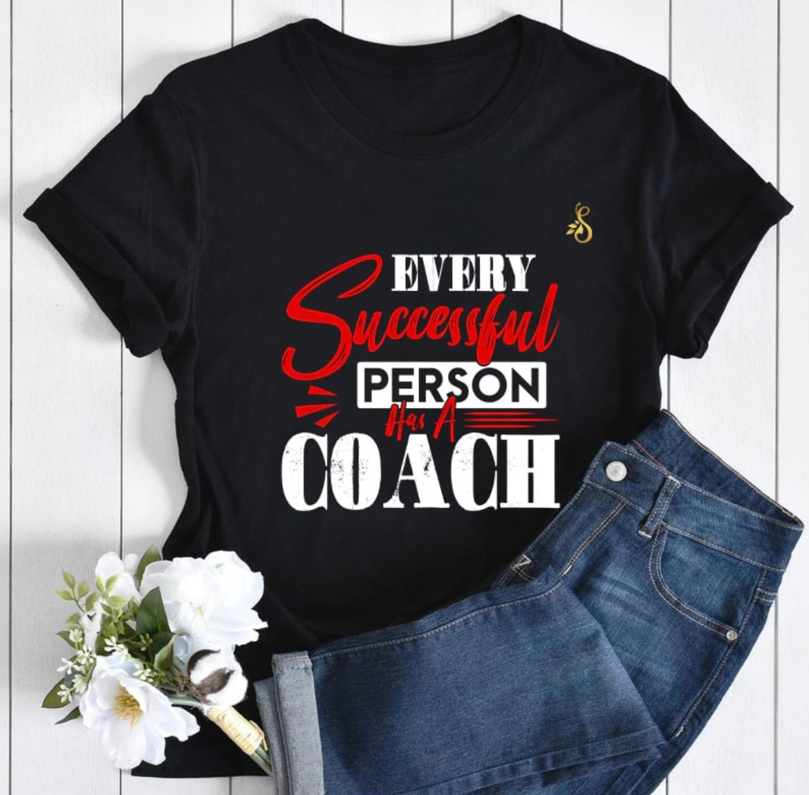 Every Successful Person Has A Coach Adult Tee (Red 2.0)