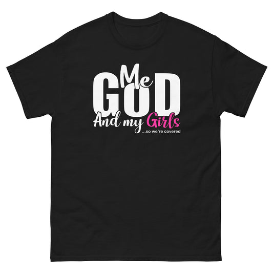 Me, God, and My Girls Adult Tee